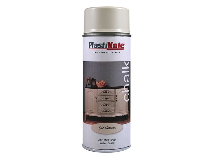 Plastikote Chalk Finish Spray Old Hessian 400ml Plastikote
