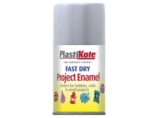 Plastikote Fast Dry Enamel Aerosol Aluminium 100ml Plastikote