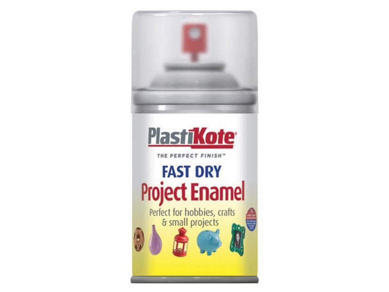 Plastikote Fast Dry Enamel Aerosol Clear 100ml Plastikote