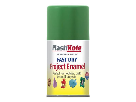 Plastikote Fast Dry Enamel Aerosol Garden Green 100ml Plastikote