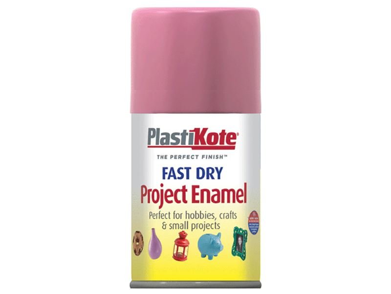 Plastikote Fast Dry Enamel Aerosol Hot Pink 100ml Plastikote