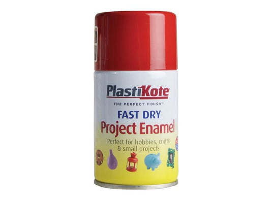 Plastikote Fast Dry Enamel Aerosol Insignia Red 100ml Plastikote