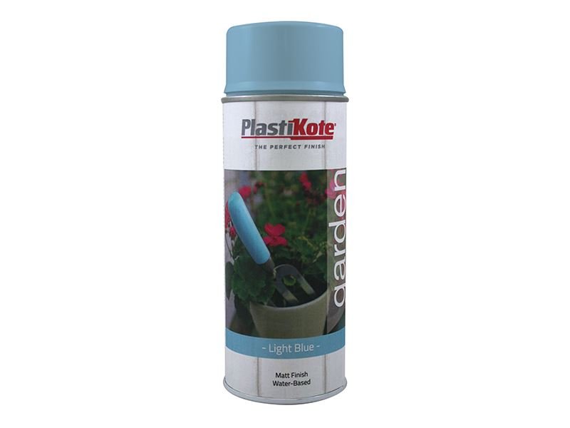 Plastikote Garden Colours Spray Paint Light Blue 400ml Plastikote