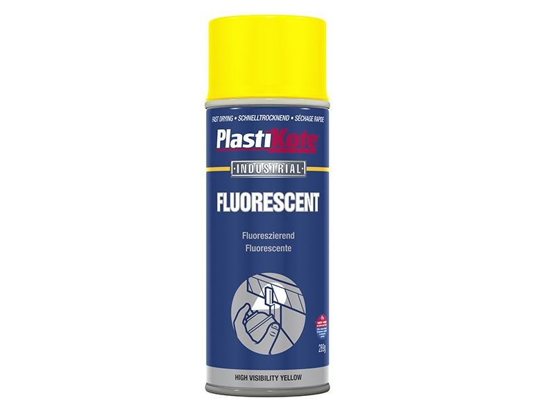 Plastikote High Visibility Spray Red 400ml Plastikote