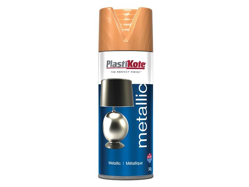 Plastikote Metallic Spray Flat Copper 400ml Plastikote