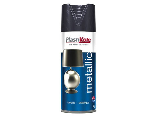 Plastikote Metallic Spray Graphite 400ml Plastikote