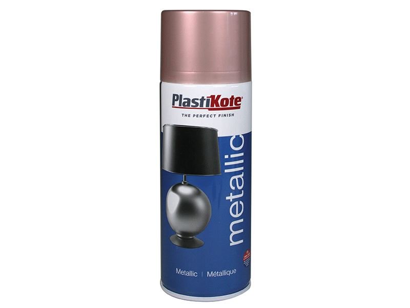 Plastikote Metallic Spray Rose Gold 400ml Plastikote