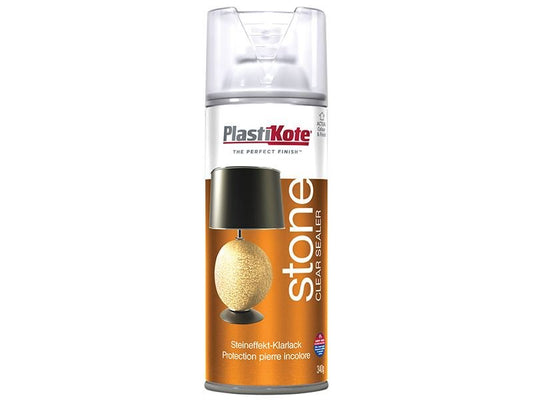 Plastikote Stone Touch Spray Clear Sealer 400ml Plastikote
