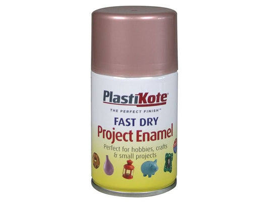 Plastikote Fast Dry Enamel Aerosol Rose Gold 100ml Plastikote
