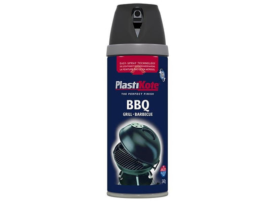 Plastikote Twist & Spray Bbq Paint Black 400ml Plastikote