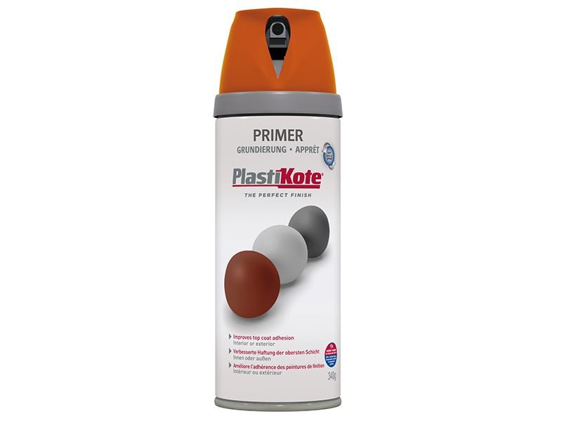 Plastikote Twist & Spray Primer Red Oxide 400ml Plastikote