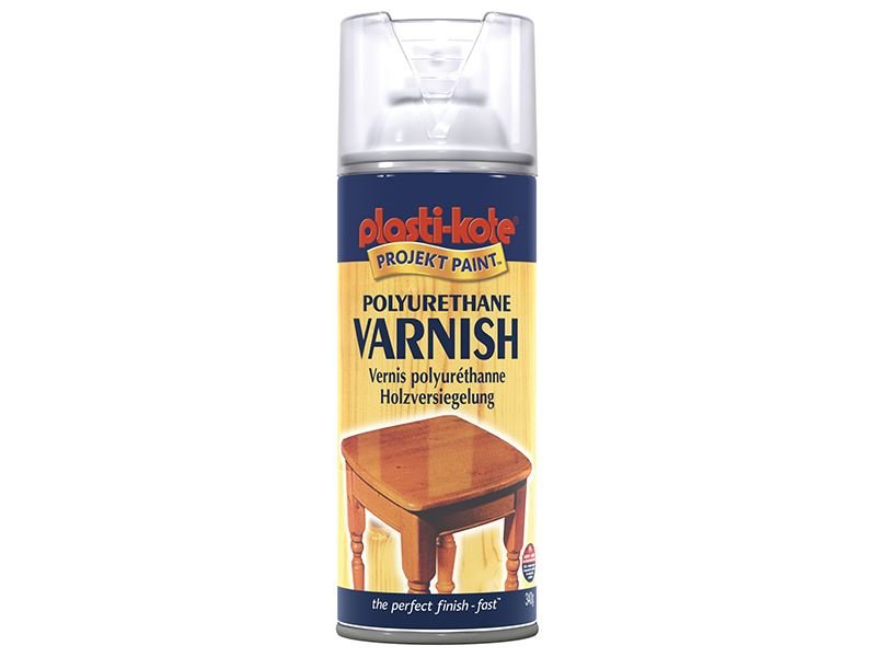 Plastikote Varnish Spray Clear Gloss 400ml Plastikote