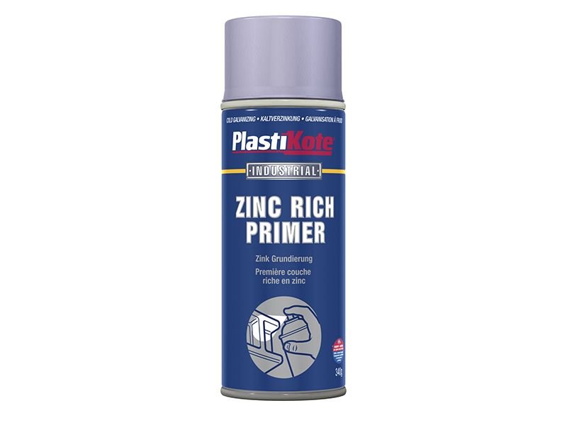 Plastikote Zinc Primer Spray 400ml Plastikote