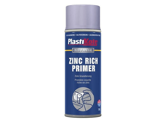 Plastikote Zinc Primer Spray 400ml Plastikote