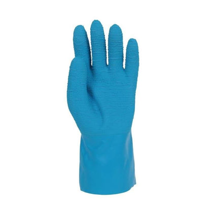 Polyco BGG Blue Grip Crinkle Latex Cold Heat Contact Gauntlet Gloves Polyco Healthline