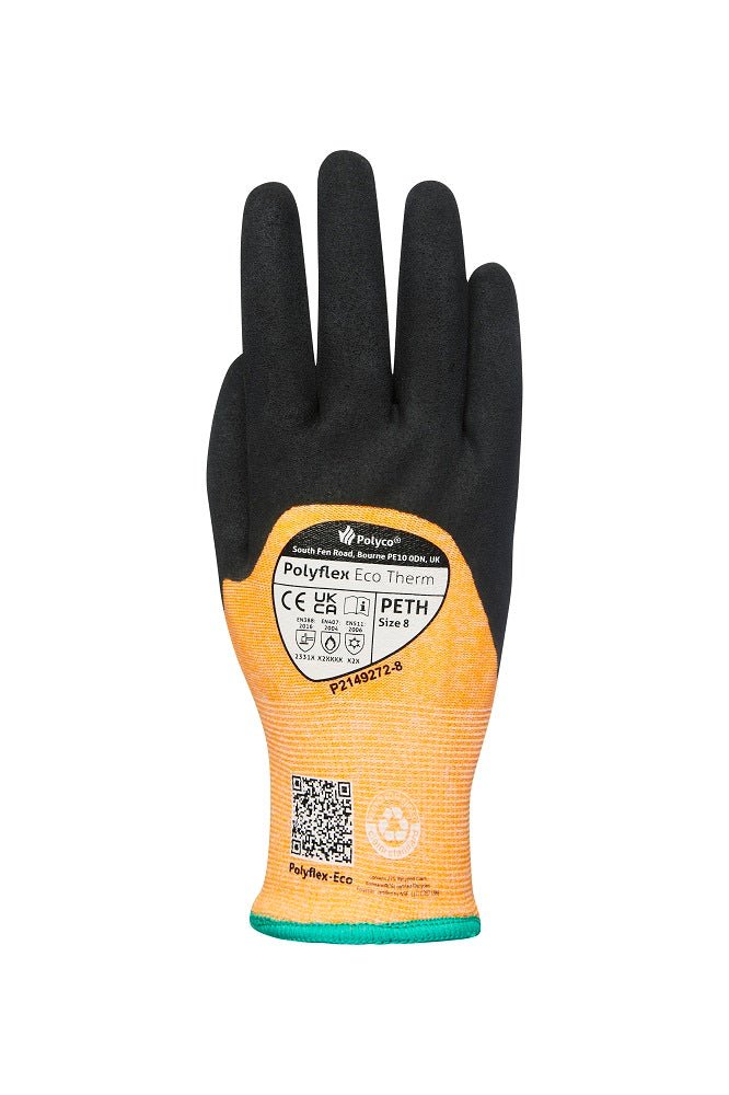 Polyco ECO Therm Thermal Lined Latex Coated Work Gloves Polyco Healthline