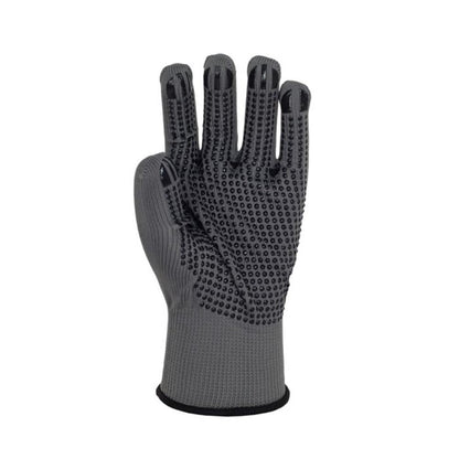 Polyco Matrix D Grip Grey PVC Dot Palm Work Gloves Polyco Healthline