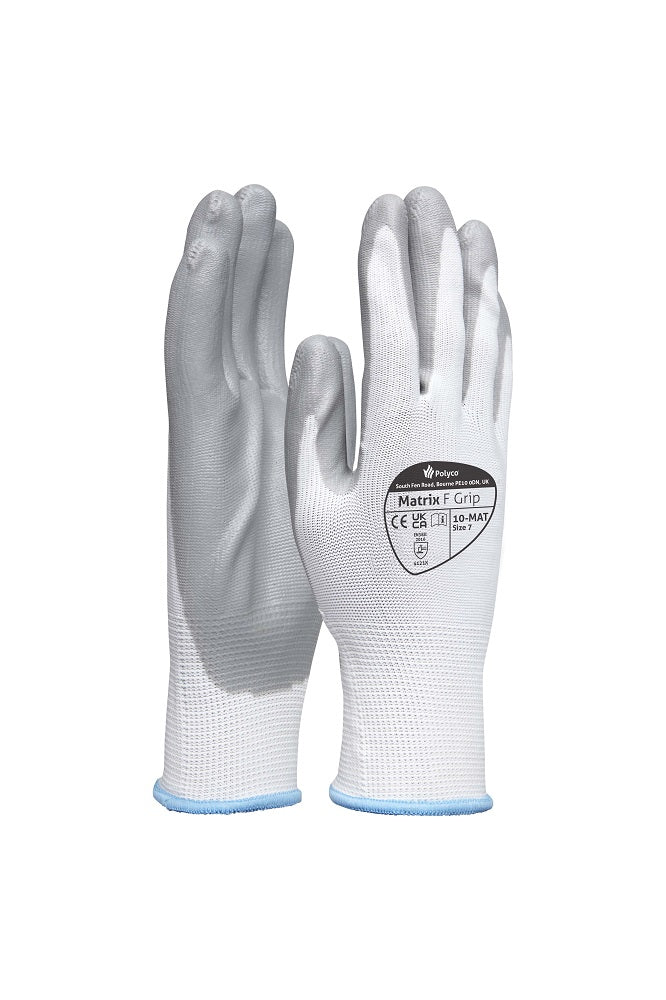 Polyco Matrix F Grip Nitrile Palm Coated Work Gloves Polyco Healthline