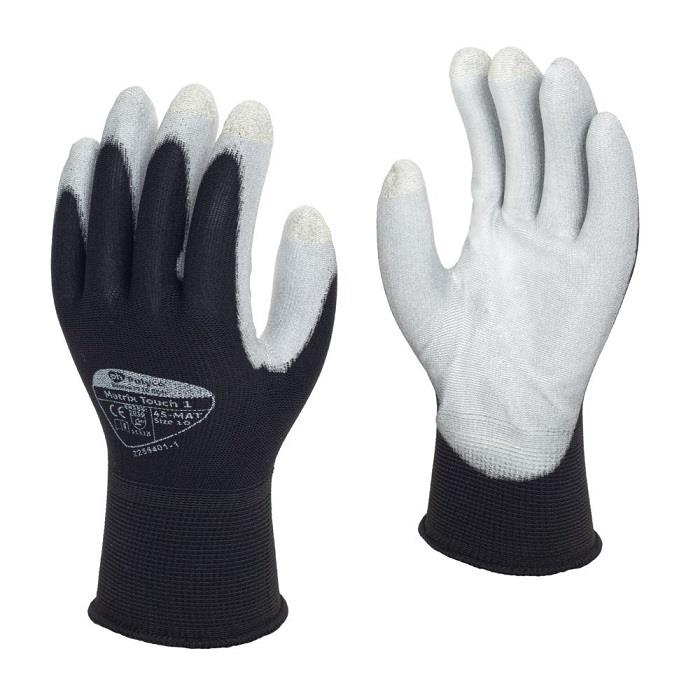 Polyco Matrix Touch 1 PU Coated Touchscreen Work Gloves 45-MAT Polyco Healthline