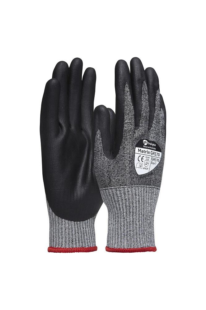 Polyco Nitrile Coated Max Cut F Protection Work Gloves GH370 Polyco Healthline