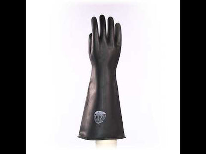 Polyco Chemprotect SC104 Mediumweight 44cm Black Rubber Gauntlets