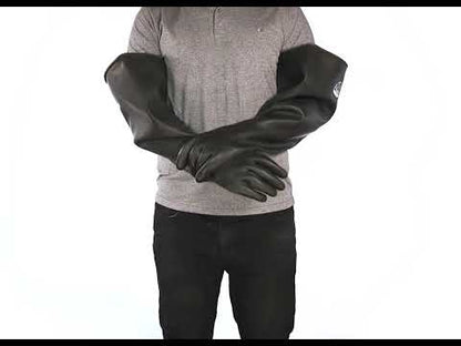 Polyco Chemprotec SC109 66cm 26 Inch Heavyweight Black Latex Gauntlets