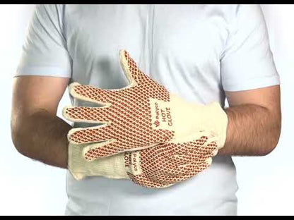 Polyco Hot Glove Long Cuff Contact Heat Resistant 250ºC One Size Large 9011