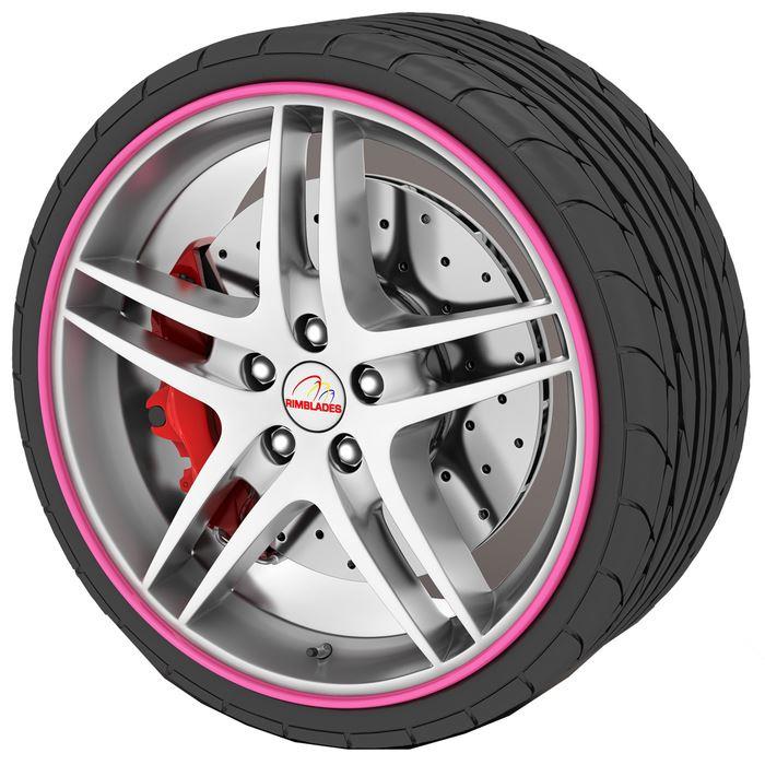 Rimblades Alloy Wheel Rim Protectors - Pink Rimblades