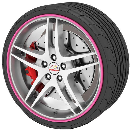 Rimblades Alloy Wheel Rim Protectors - Pink Rimblades