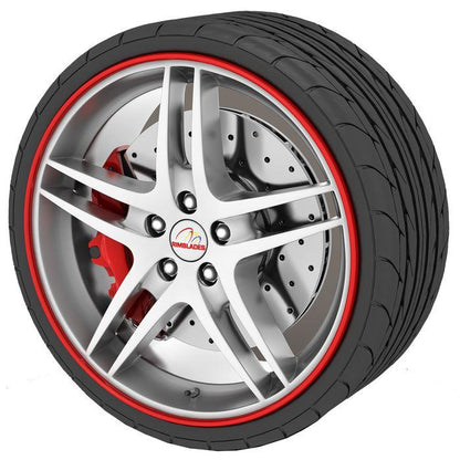 Rimblades Alloy Wheel Rim Protectors - Red Rimblades