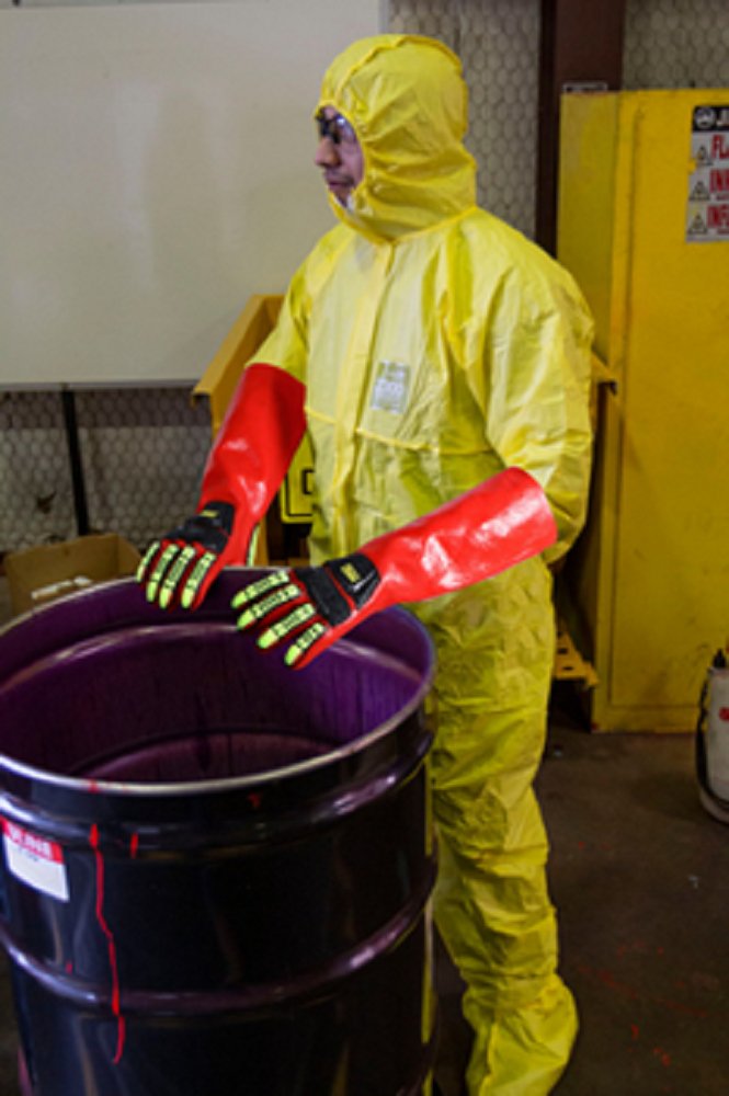 Ringers 18inch PVC Waterproof Cut Impact Chemical Protection Gloves 10 XL R075 Ringers