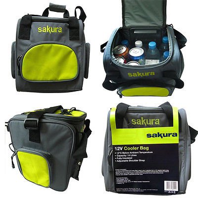 Sakura 12v Travel Cooler / Fridge Bag 14L Car Van Portable Food & Drink SS5276 Sakura