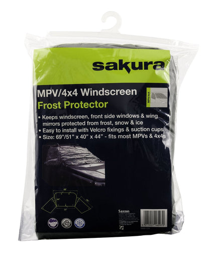 Sakura Car / MPV / 4x4 Windscreen Frost Protector Wrap Around Winter Frost / Snow Cover Sakura