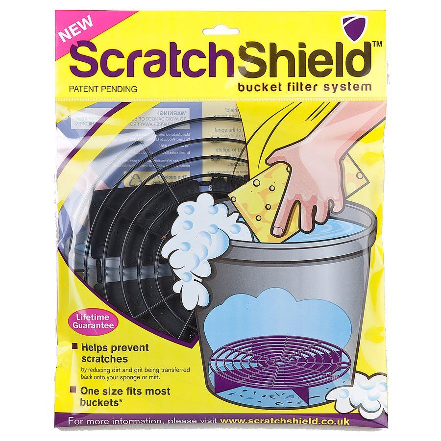 Scratch Sheild Car Wash Bucket Filter Guard Scratch / Grit Stop Set Black Scratch Sheild