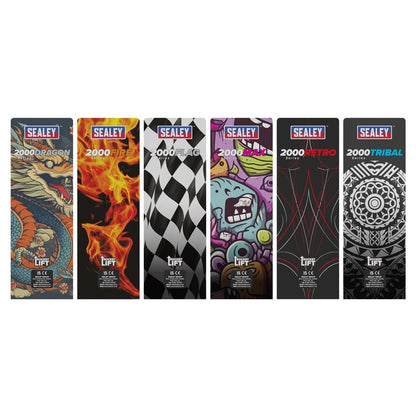 Sealey 2000CW Low Entry Custom Design Trolley Jack with Rocket Lift 2 Tonne - White Sealey