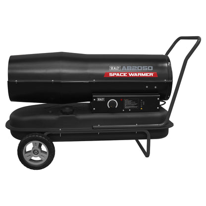 Sealey AB2050 Space Warmer® Kerosene/Diesel Heater 205000Btu/hr with Wheels Sealey