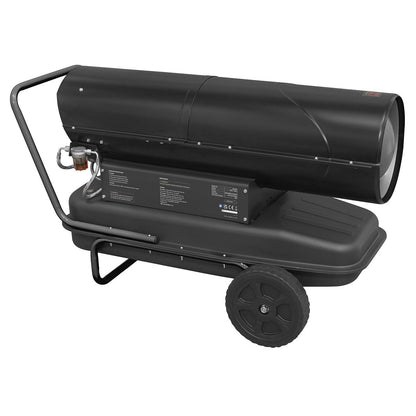 Sealey AB2380 Space Warmer® Kerosene/Diesel Heater 240000Btu/hr with Wheels Sealey