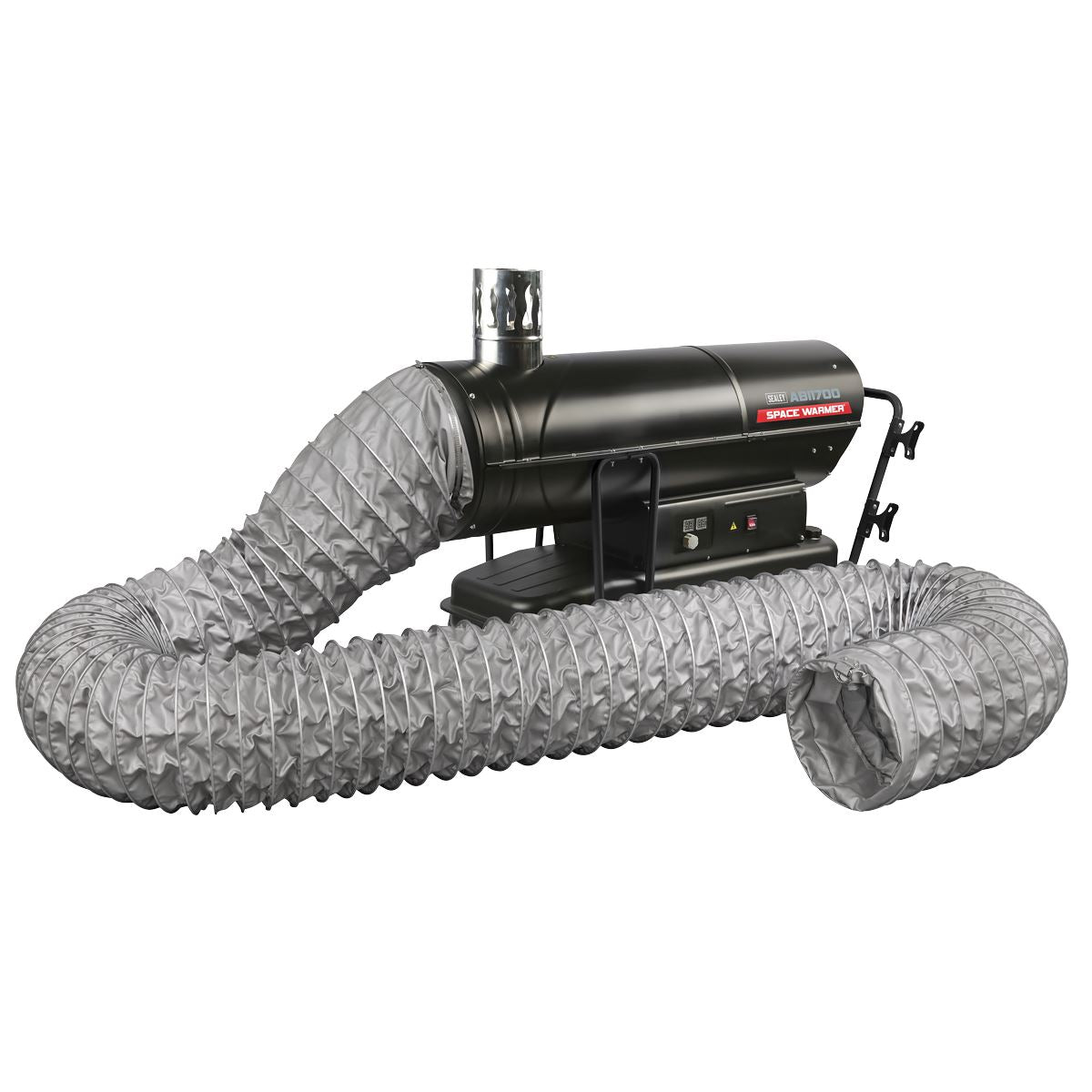 Sealey ABI1700COMBO Space Warmer® Indirect Kerosene/Diesel Heater 170,000Btu/hr with 5M Ducting Sealey