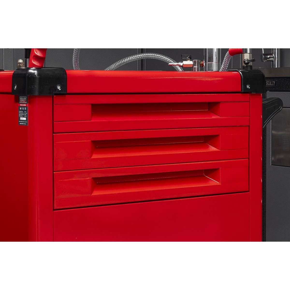 Sealey AK470DX Mobile Multifunction Oil Station with 61pc Tool Set Sealey