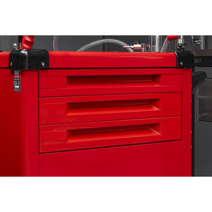 Sealey AK470DX Mobile Multifunction Oil Station with 61pc Tool Set Sealey