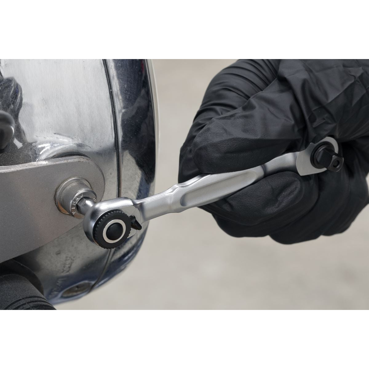 Sealey AK6972 Micro Ratchet Bit Driver & Wrench 1/4"Sq & 1/4"Hex Drive Sealey