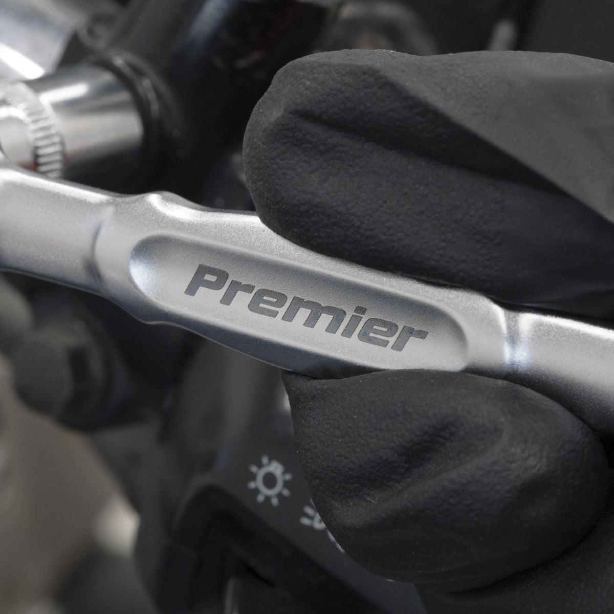 Sealey AK6972 Micro Ratchet Bit Driver & Wrench 1/4"Sq & 1/4"Hex Drive Sealey