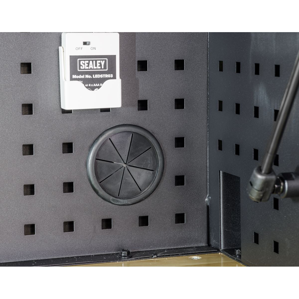 Sealey AP6203BE Superline PRO® Black Edition Top Hutch & 2 Drawer Riser 1549mm Sealey