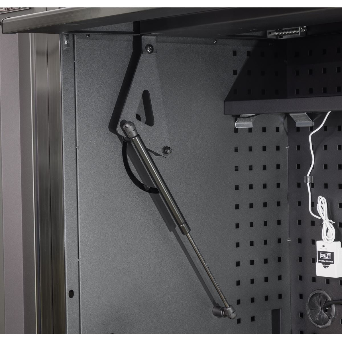 Sealey AP6203BE Superline PRO® Black Edition Top Hutch & 2 Drawer Riser 1549mm Sealey