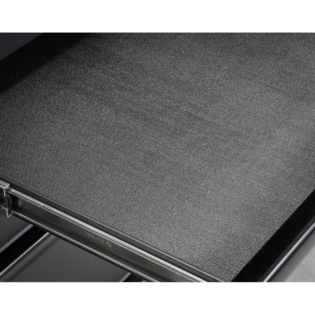 Sealey AP6215BE Superline PRO® Black Edition Mobile Trolley with Wooden Worktop 15 Drawer 1549mm Sealey