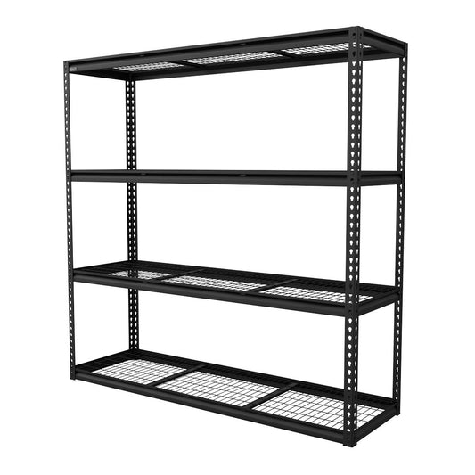 Sealey APMR1 Heavy-Duty Modular Racking Unit with 4 Mesh Shelves 300kg Capacity Per Level 1820mm Sealey