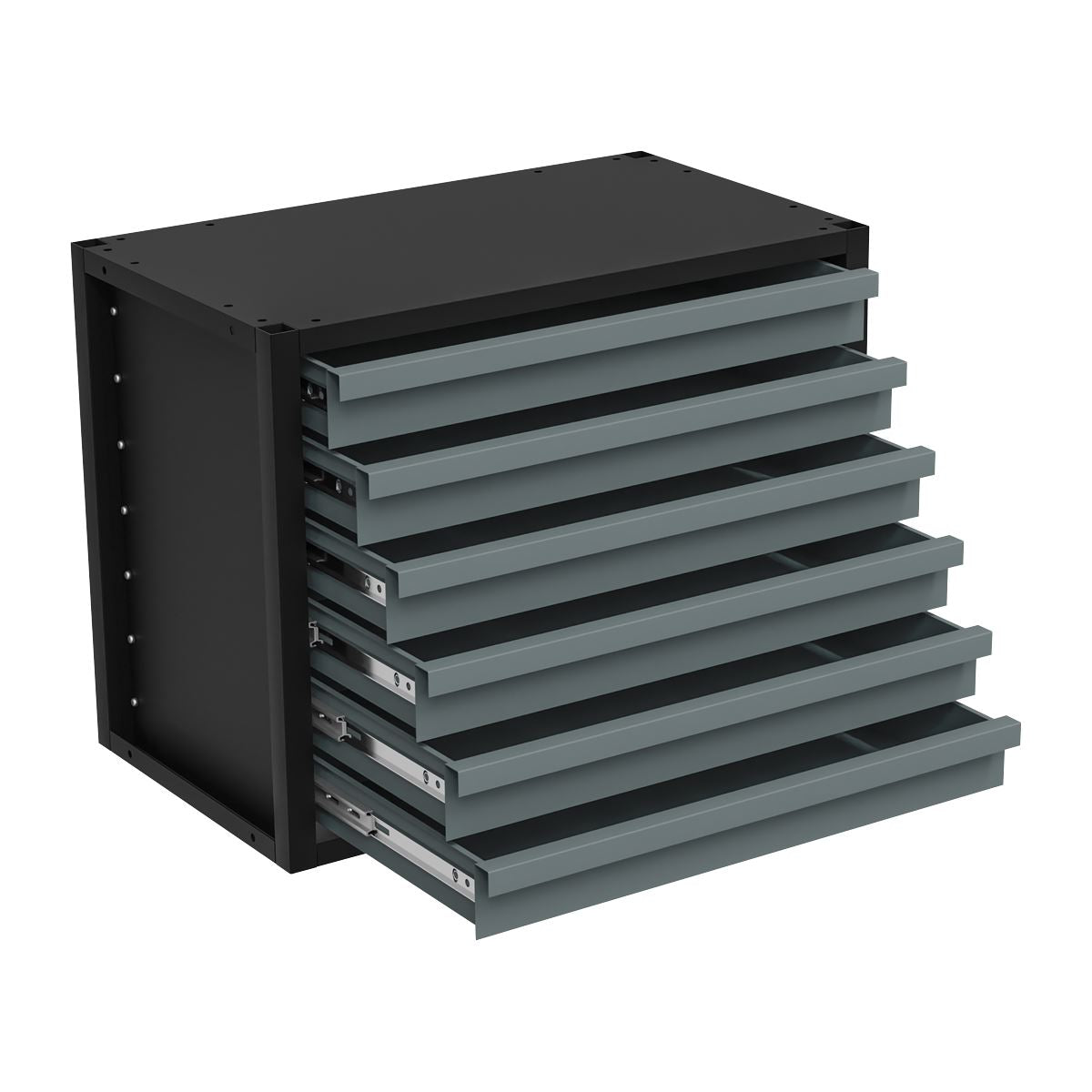 Sealey APMRM1 Modular Racking Mid Unit 6 Drawers 580mm Sealey