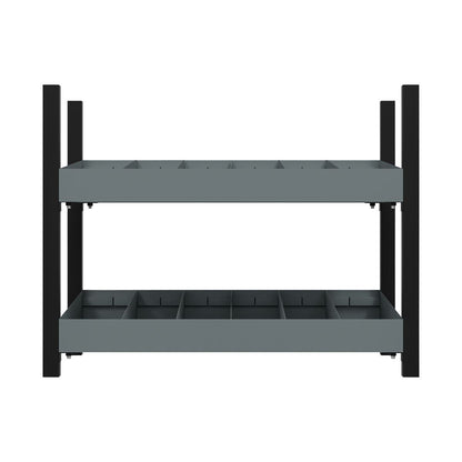 Sealey APMRM4 Modular Racking Mid Unit 2 Compartment Shelve 580mm Sealey