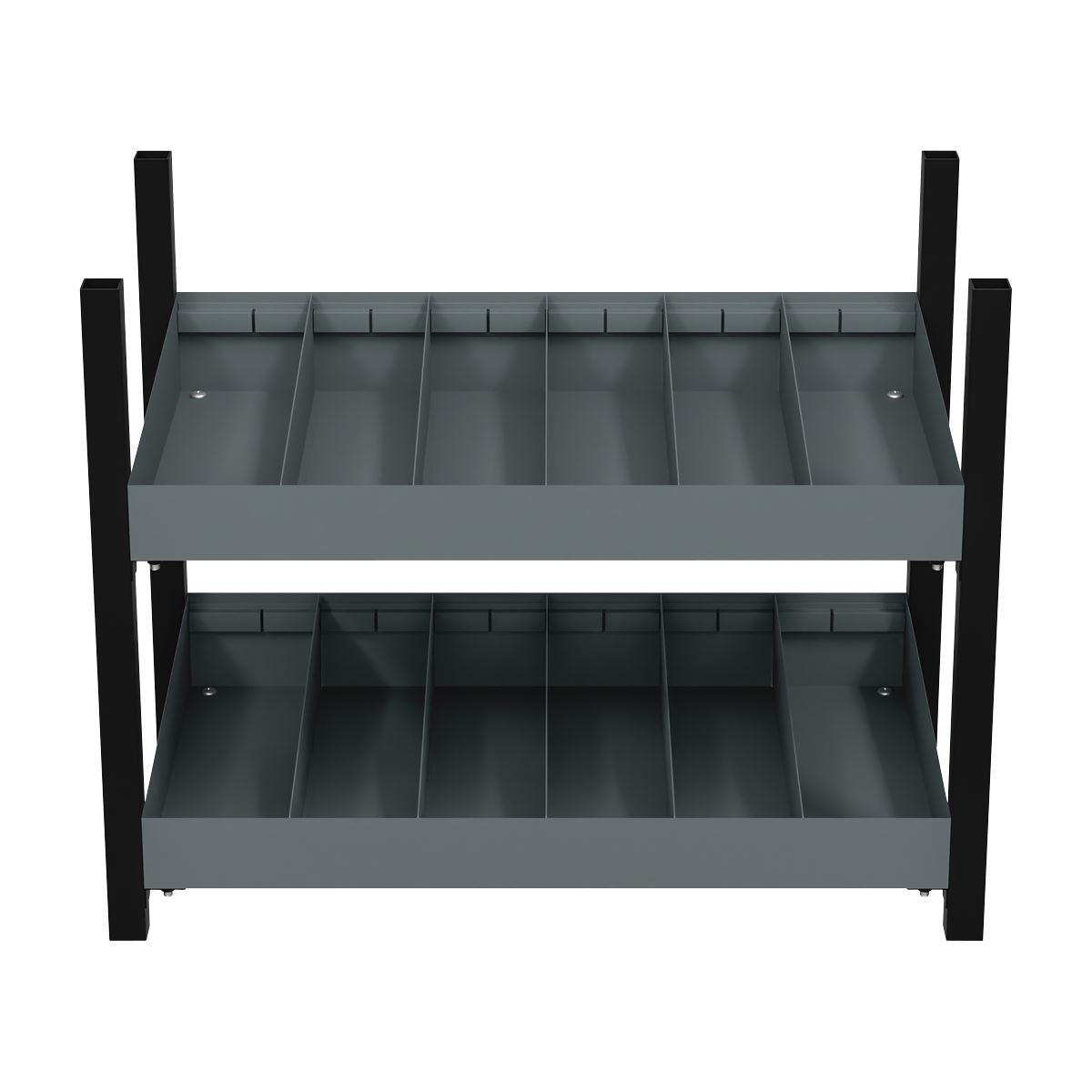 Sealey APMRM4 Modular Racking Mid Unit 2 Compartment Shelve 580mm Sealey
