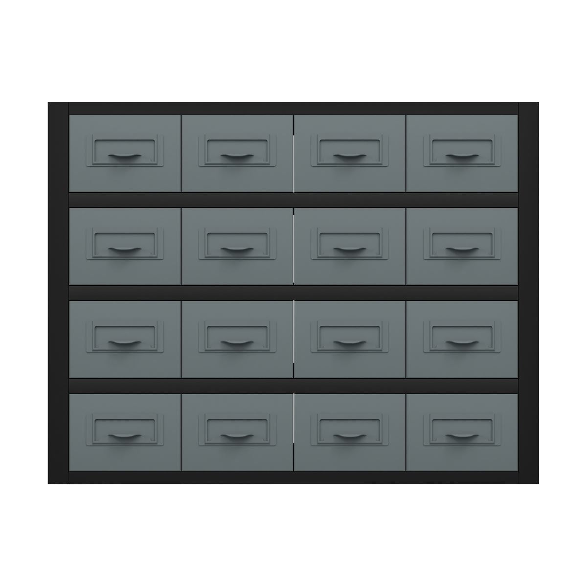 Sealey APMRM5 Modular Racking Mid Unit 16 Small Drawers 580mm Sealey